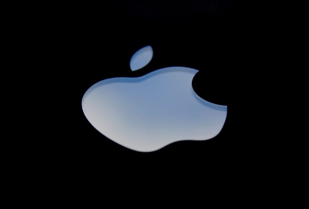 リカバリモードのiPadのAppleロゴ