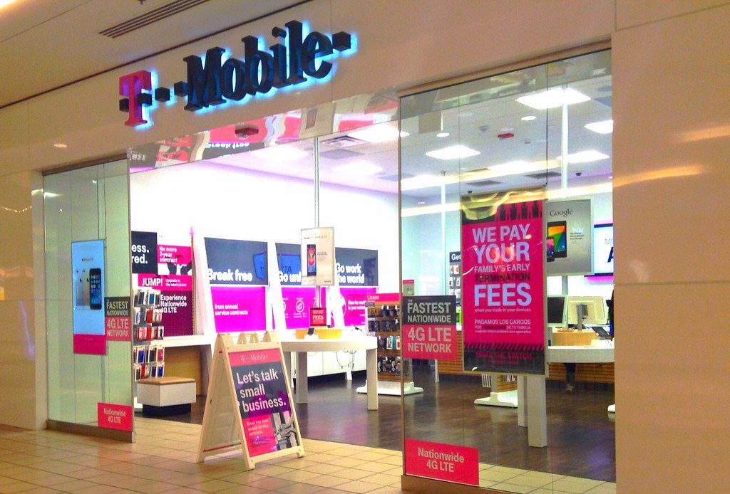T-Mobileストアの場所