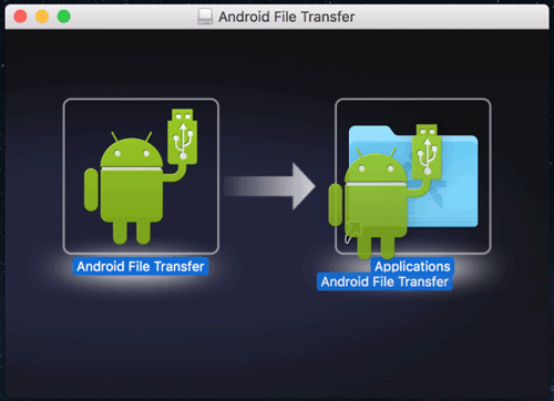 Anrdoidファイルの転送でAndroidをMacに接続する方法