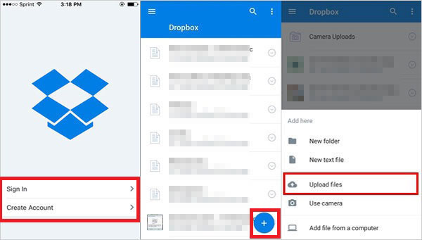 Dropboxを使用してiPhoneからAndroidにファイルを転送する方法