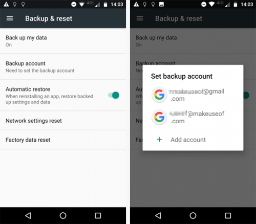Googleバックアップを使用して、ZTEからSamsungへのデータをコピーします