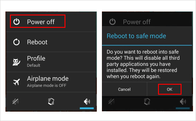 Huaweiのリカバリメニューを入力してください
