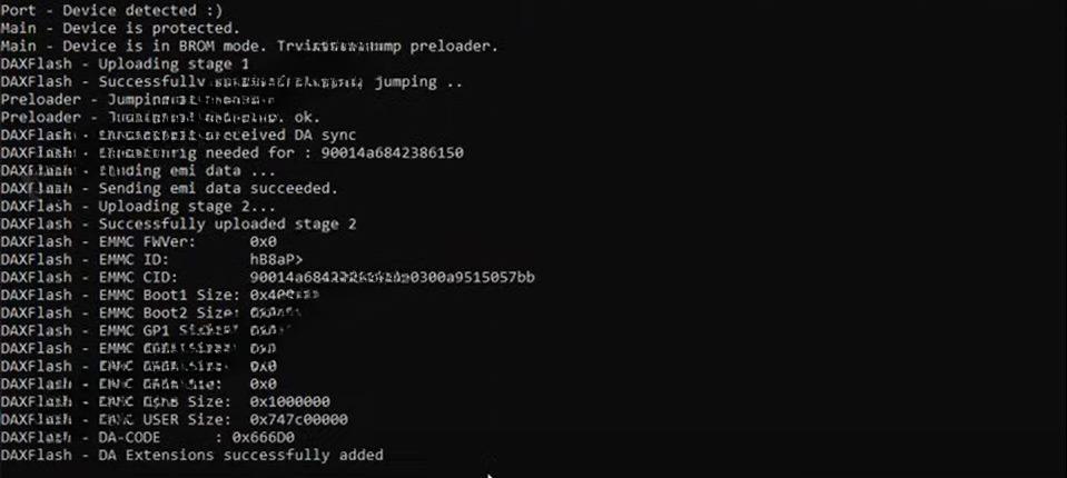 ブートローダーのロックを解除するコマンド