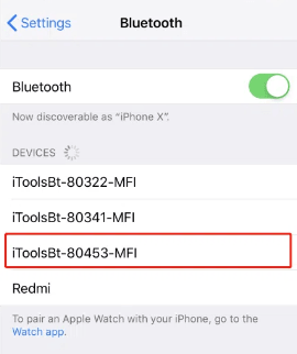 Bluetoothを有効にします