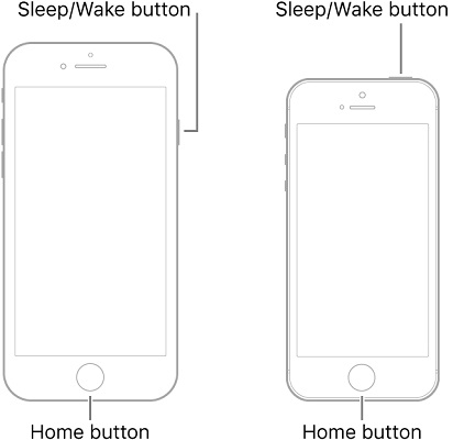 iPhone 6sをオフにします
