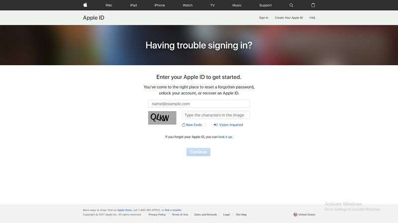 Appleid.apple.comはロードされません