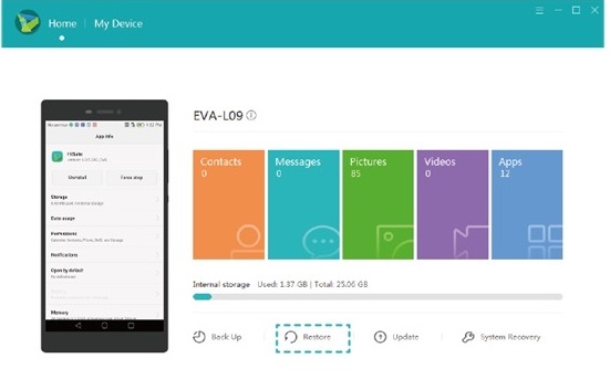 Hisuite経由でHuawei電話で削除されたメッセージを取得するにはどうすればよいですか