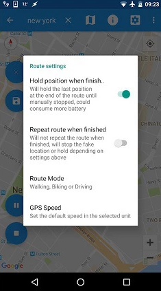 偽のGPS GOロケーションスポーファーの使用方法