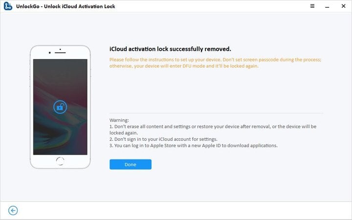 iCloudロックを正常に削除します
