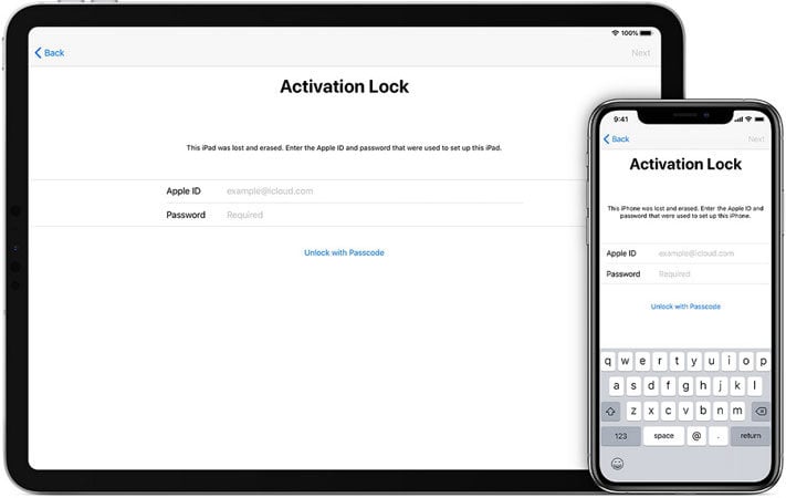 iCloud Activation Lockの公式を削除します