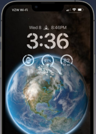 iOS 16ロック画面