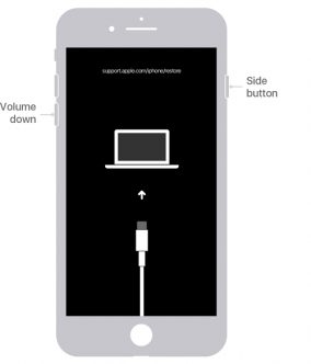 iPhone 7をリカバリモードにします