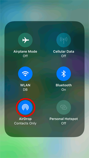 Airdropを使用してiPhoneからMacに転送します