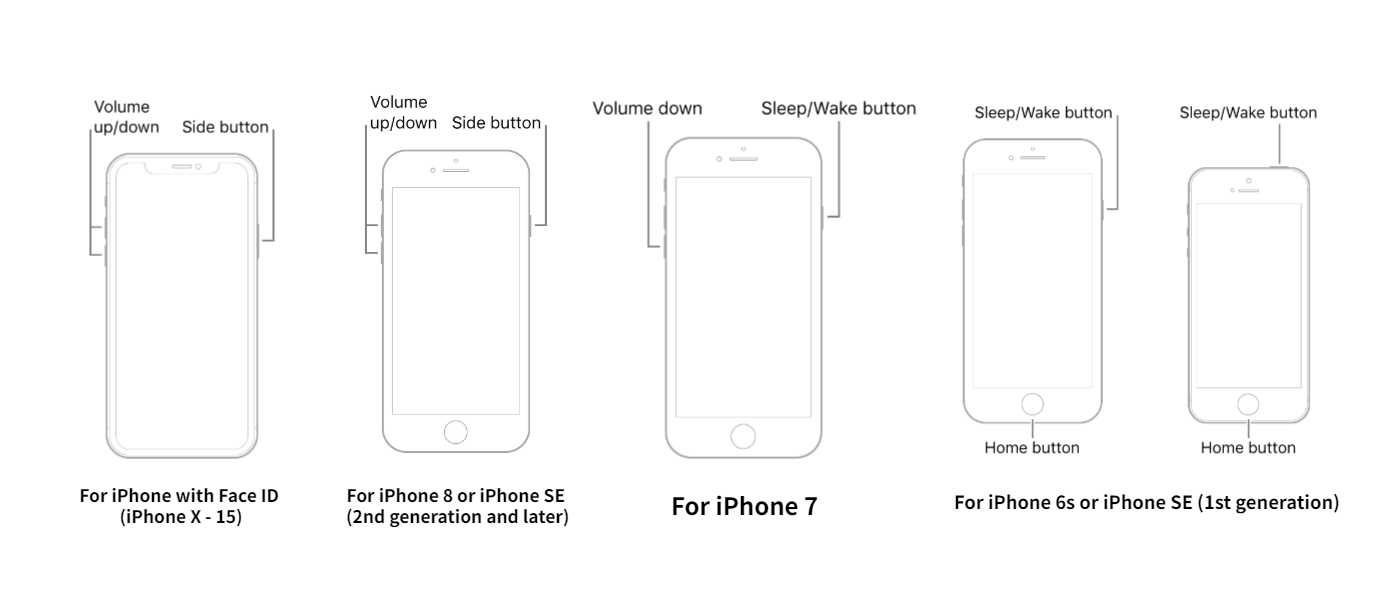 すべてのiPhoneモデルを強制的に再起動します
