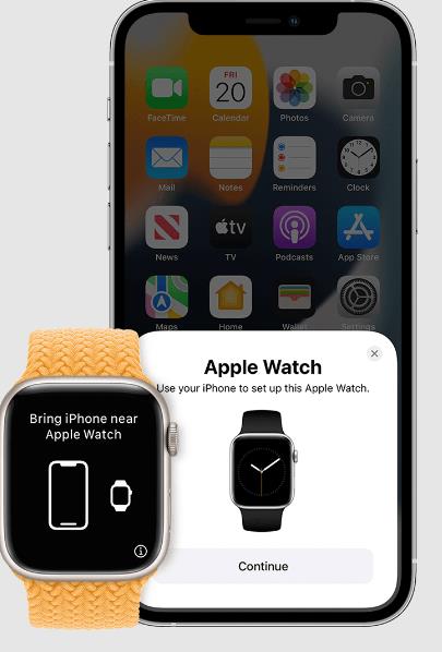 Apple WatchとiPhoneを組み合わせてください