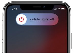 iPhoneを再起動します