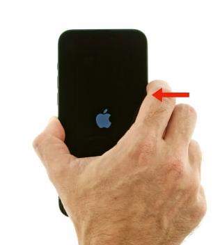 iPhoneを再起動します