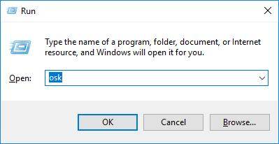 画面キーボードでリモートデスクトップパスワードを変更します