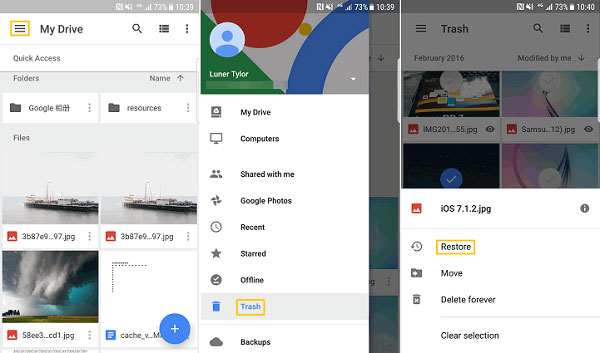 Googleドライブを介してAndroidで削除されたビデオを取り戻す方法