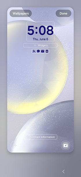Samsungロック画面からコールボタンを削除します