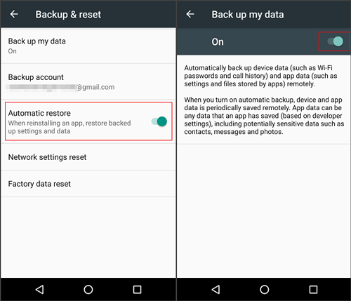 Samsungは、Googleバックアップから削除されたファイルを回復します