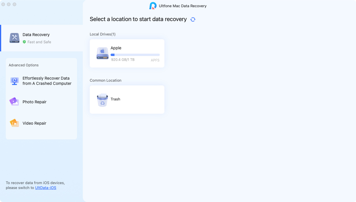 Androidの連絡先を回復する場所を選択します