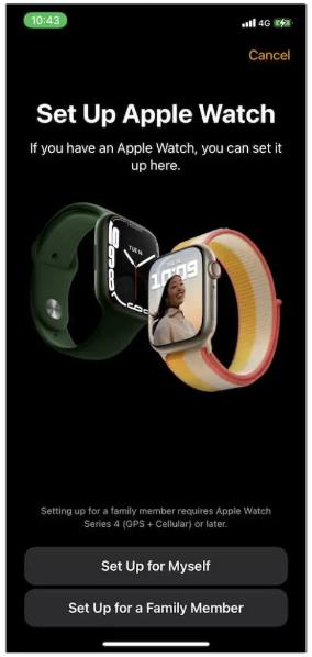 自分のためにApple Watchをセットアップします