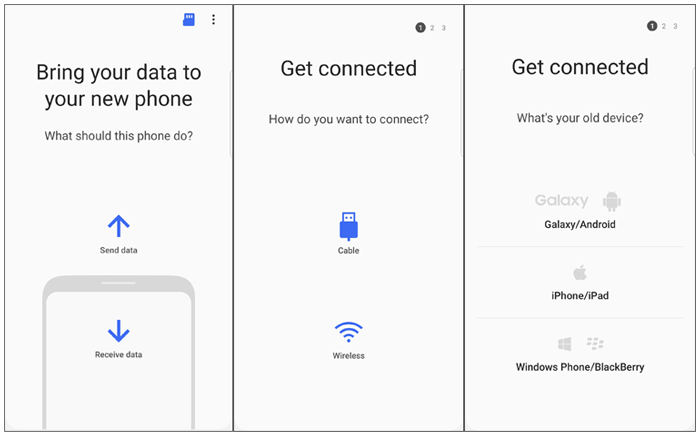 iPhoneからAndroidへのファイルをスマートスイッチと共有する方法