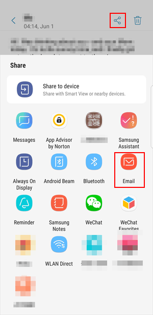HTCメッセージを電子メールにバックアップします