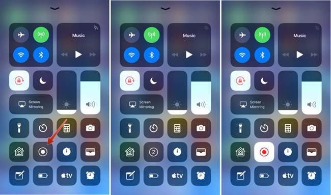 iPhone画面の登録を開始します