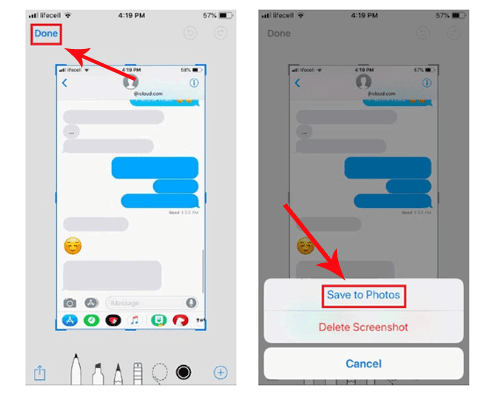 スクリーンショットを撮ってiPhoneからテキストをコピーする方法