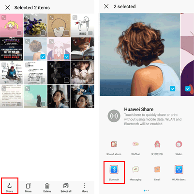 Bluetoothで古いサムスンから新しいサムスンにデータを転送する方法