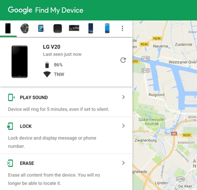 私のデバイスを見つけてHTCパターンロックをバイパスする方法