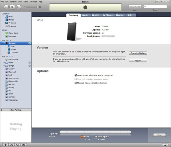 iTunes経由でパスワードを知らずにiPodのロックを解除します