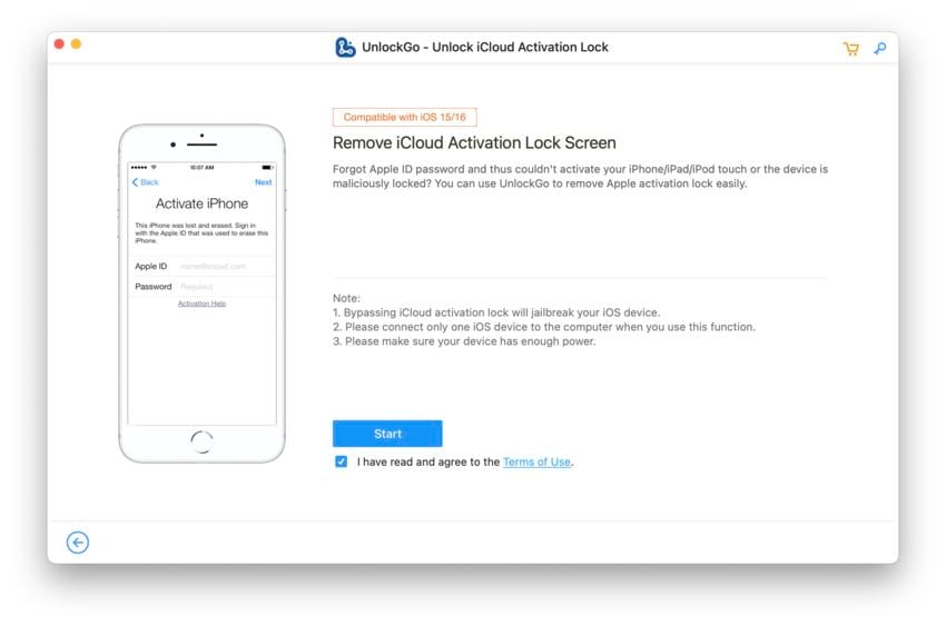 Macのロックを解除して、アクティベーションロックを開始します