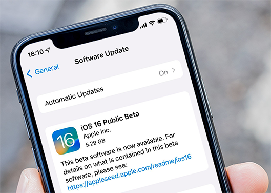 iOSを更新します