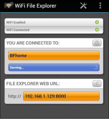 アプリを使用してWiFiを介してPCとAndroidの電話を接続します