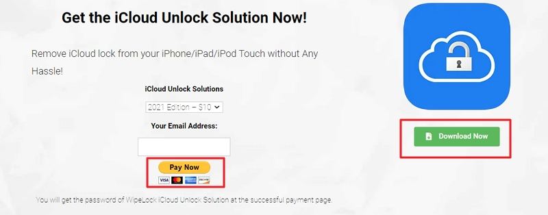 iCloud削除プロセスを開始します