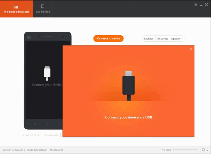 MI PCスイートを介してRedmi内部ストレージから紛失したファイルを回復する